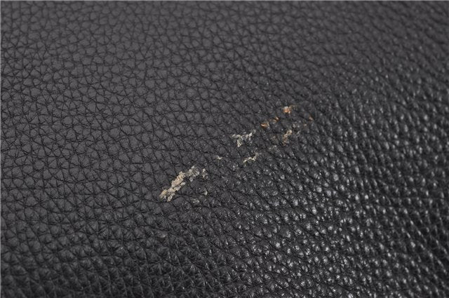 Authentic GUCCI Vintage Shoulder Hand Tote Bag Leather 267903 Black 8402F