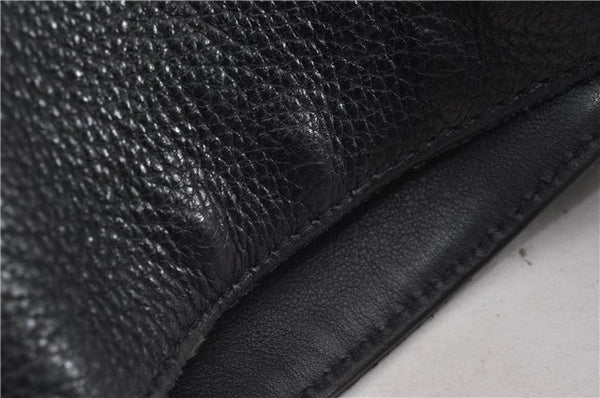 Authentic GUCCI Vintage Shoulder Hand Tote Bag Leather 267903 Black 8402F