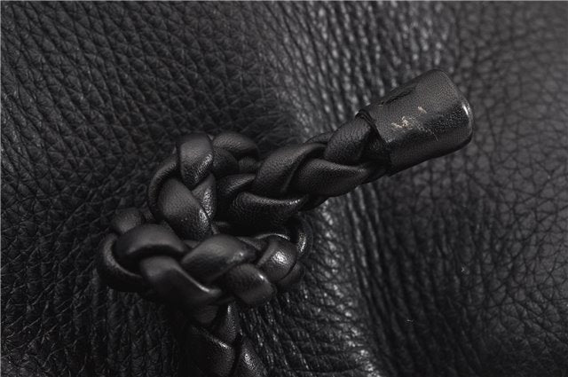 Authentic GUCCI Vintage Shoulder Hand Tote Bag Leather 267903 Black 8402F