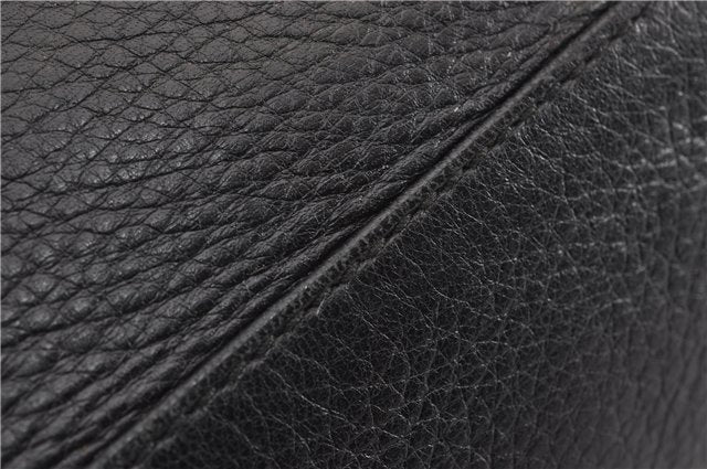 Authentic GUCCI Vintage Shoulder Hand Tote Bag Leather 267903 Black 8402F