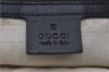 Authentic GUCCI Vintage Shoulder Hand Tote Bag Leather 267903 Black 8402F