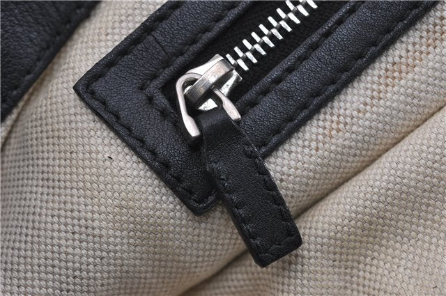 Authentic GUCCI Vintage Shoulder Hand Tote Bag Leather 267903 Black 8402F