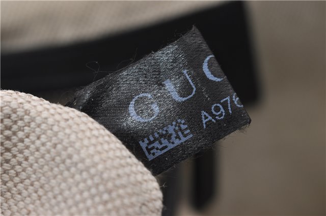 Authentic GUCCI Vintage Shoulder Hand Tote Bag Leather 267903 Black 8402F