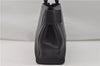 Authentic PRADA Leather Nappa Shoulder Tote Bag Black 8403D