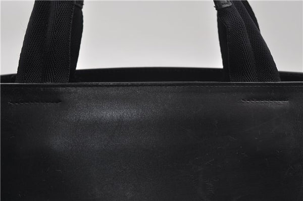 Authentic PRADA Leather Nappa Shoulder Tote Bag Black 8403D