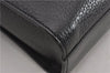 Authentic Burberrys Leather Shoulder Cross Body Bag Purse Black Box 8404F