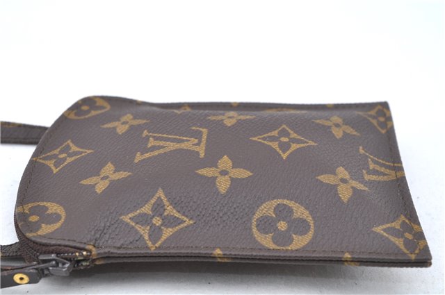 Auth Louis Vuitton Monogram Pochette Secret Shoulder Bag Pouch Old Model 8406C