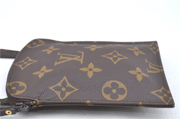 Auth Louis Vuitton Monogram Pochette Secret Shoulder Bag Pouch Old Model 8406C