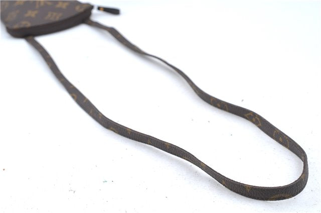 Auth Louis Vuitton Monogram Pochette Secret Shoulder Bag Pouch Old Model 8406C