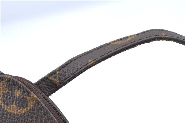 Auth Louis Vuitton Monogram Pochette Secret Shoulder Bag Pouch Old Model 8406C