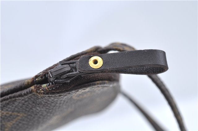 Auth Louis Vuitton Monogram Pochette Secret Shoulder Bag Pouch Old Model 8406C