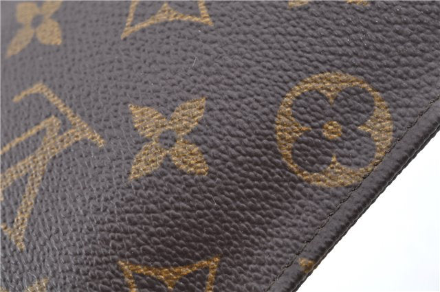 Auth Louis Vuitton Monogram Pochette Secret Shoulder Bag Pouch Old Model 8406C