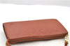 Authentic LOUIS VUITTON Epi Pochette Accessoires Pouch Brown M52953 LV 8409C