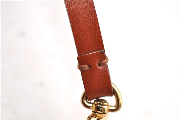 Authentic LOUIS VUITTON Epi Pochette Accessoires Pouch Brown M52953 LV 8409C