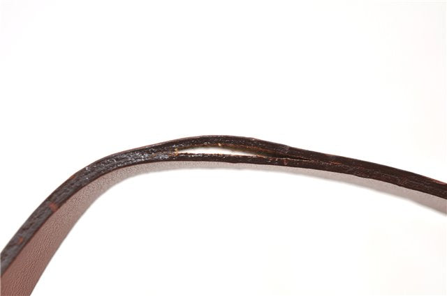 Authentic LOUIS VUITTON Epi Pochette Accessoires Pouch Brown M52953 LV 8409C