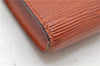 Authentic LOUIS VUITTON Epi Pochette Accessoires Pouch Brown M52953 LV 8409C