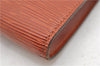 Authentic LOUIS VUITTON Epi Pochette Accessoires Pouch Brown M52953 LV 8409C