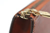 Authentic LOUIS VUITTON Epi Pochette Accessoires Pouch Brown M52953 LV 8409C
