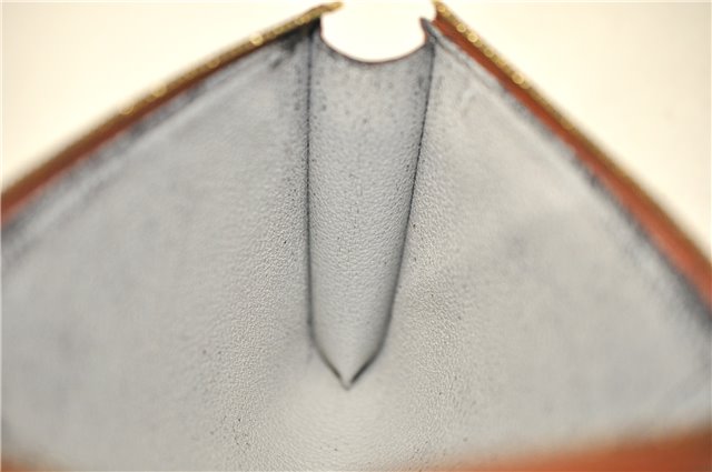 Authentic LOUIS VUITTON Epi Pochette Accessoires Pouch Brown M52953 LV 8409C