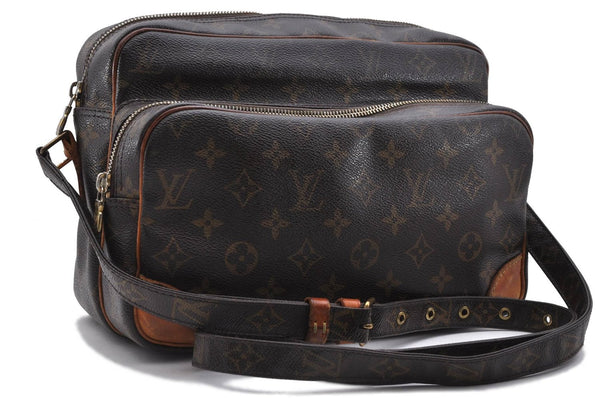 Authentic LOUIS VUITTON Monogram Nile Shoulder Cross Body Bag M45244 LV 8410C