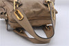 Authentic Chloe Paraty 2Way Shoulder Hand Bag Purse Beige 8410D