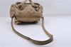 Authentic Chloe Paraty 2Way Shoulder Hand Bag Purse Beige 8410D