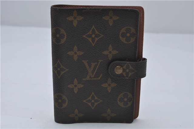 Authentic Louis Vuitton Monogram Agenda PM Day Planner Cover R20005 LV 8411D