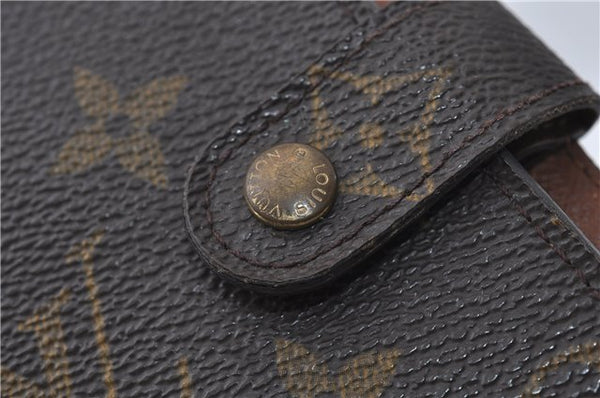 Authentic Louis Vuitton Monogram Agenda PM Day Planner Cover R20005 LV 8411D