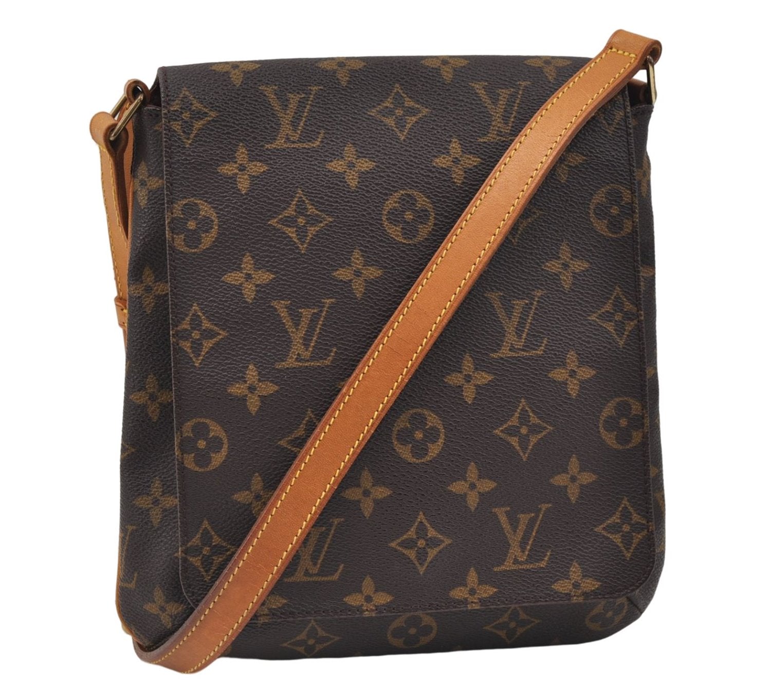 Authentic Louis Vuitton Monogram Musette Salsa Shoulder Bag M51258 LV 8412D