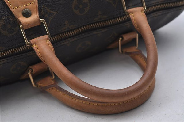 Authentic Louis Vuitton Monogram Speedy 30 Hand Boston Bag M41526 LV 8413D