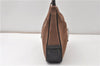 Authentic COACH Signature Shoulder Hand Bag Canvas Leather 6091 Brown 8414F