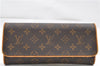 Authentic Louis Vuitton Monogram Pochette Twin GM Shoulder Bag M51852 LV 8416D