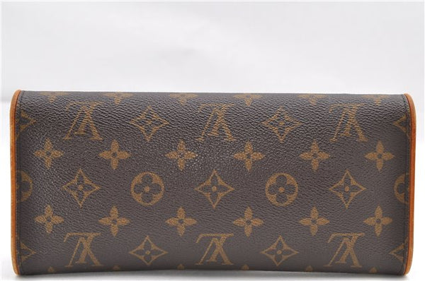 Authentic Louis Vuitton Monogram Pochette Twin GM Shoulder Bag M51852 LV 8416D