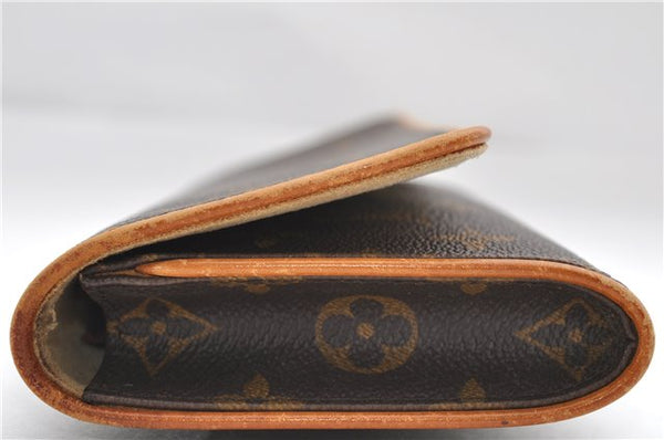 Authentic Louis Vuitton Monogram Pochette Twin GM Shoulder Bag M51852 LV 8416D