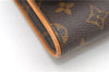 Authentic Louis Vuitton Monogram Pochette Twin GM Shoulder Bag M51852 LV 8416D