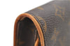 Authentic Louis Vuitton Monogram Pochette Twin GM Shoulder Bag M51852 LV 8416D