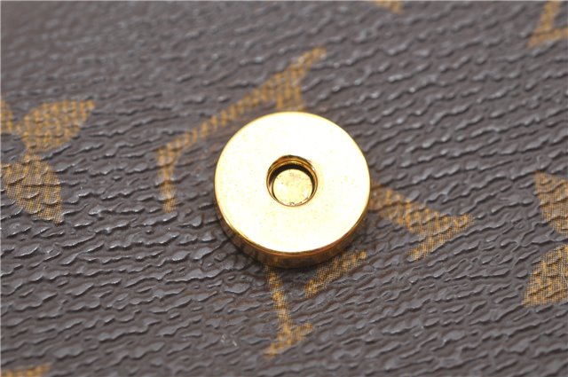 Authentic Louis Vuitton Monogram Pochette Twin GM Shoulder Bag M51852 LV 8416D