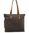 Authentic LOUIS VUITTON Monogram Cabas Mezzo Tote Bag M51151 LV 8420C