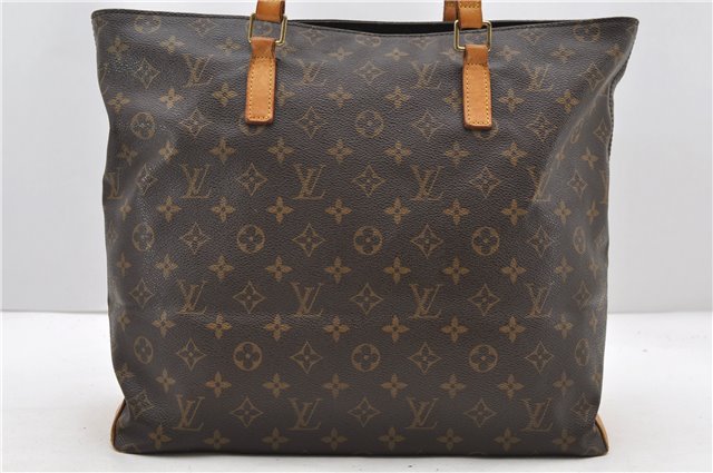 Authentic LOUIS VUITTON Monogram Cabas Mezzo Tote Bag M51151 LV 8420C