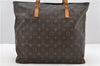Authentic LOUIS VUITTON Monogram Cabas Mezzo Tote Bag M51151 LV 8420C