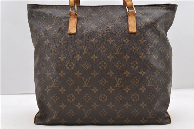 Authentic LOUIS VUITTON Monogram Cabas Mezzo Tote Bag M51151 LV 8420C