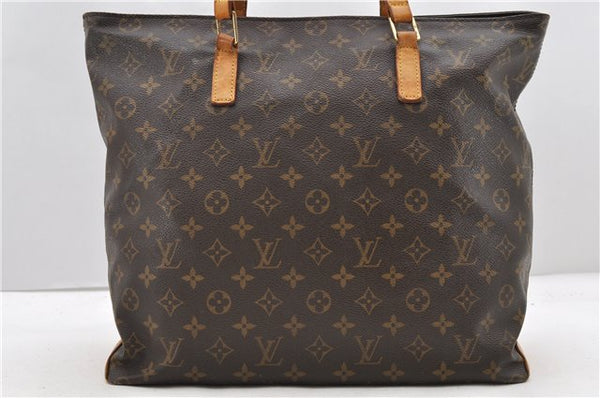 Authentic LOUIS VUITTON Monogram Cabas Mezzo Tote Bag M51151 LV 8420C