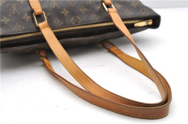 Authentic LOUIS VUITTON Monogram Cabas Mezzo Tote Bag M51151 LV 8420C
