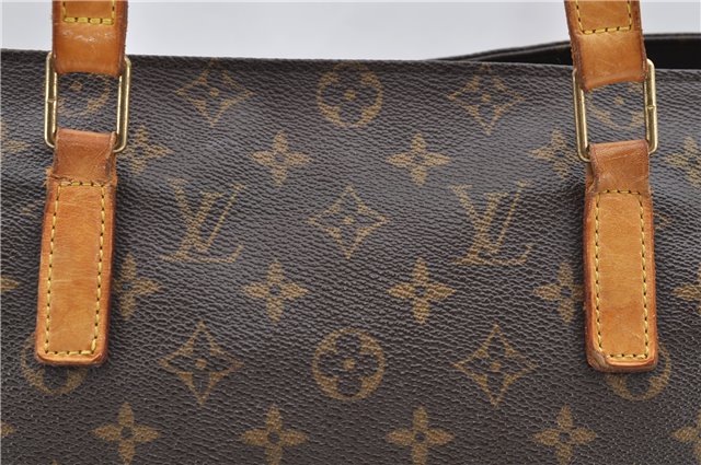 Authentic LOUIS VUITTON Monogram Cabas Mezzo Tote Bag M51151 LV 8420C