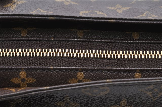 Authentic LOUIS VUITTON Monogram Cabas Mezzo Tote Bag M51151 LV 8420C