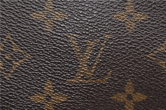 Authentic LOUIS VUITTON Monogram Cabas Mezzo Tote Bag M51151 LV 8420C