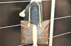 Authentic LOUIS VUITTON Monogram Cabas Mezzo Tote Bag M51151 LV 8420C