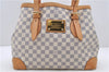 Auth LOUIS VUITTON Damier Azur Hampstead MM Shoulder Tote Bag N51206 LV 8422C