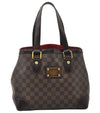 Authentic Louis Vuitton Damier Hampstead PM Shoulder Tote Bag N51205 LV 8422E