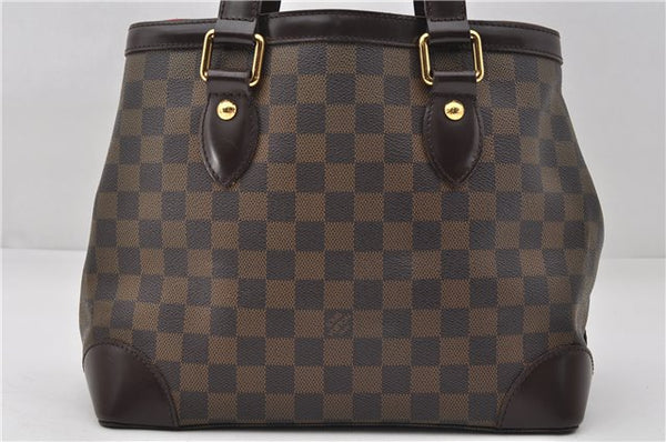 Authentic Louis Vuitton Damier Hampstead PM Shoulder Tote Bag N51205 LV 8422E